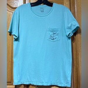 Polo Ralph Lauren Aqua Blue Salemakers Nautical T-Shirt Men’s Small EUC